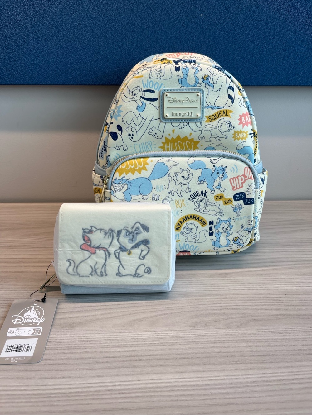 Loungefly Disney Parks Critter Chaos Sidekicks Mini Backpack w/Wallet